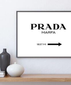 PRADA MARFA poster i 5 pack. (Lager)