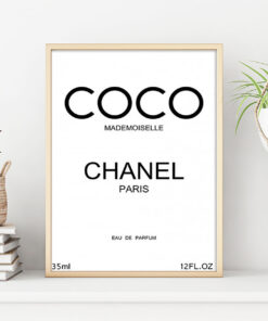 COCO CHANEL poster i 5 pack. (Lager)