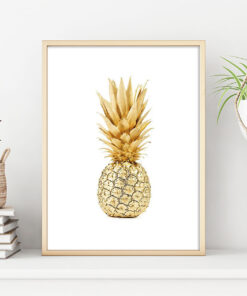 ANANAS poster i 5 pack. (Lager)