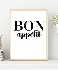 BON APPETIT poster i 5 pack. (Lager)