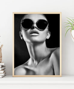 FASHION MODELL i solglasögon poster i 5 pack. (Lager)