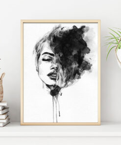 KVINNA FASHION poster i 5 pack. (Lager)