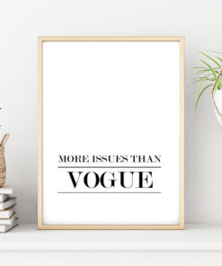 FASHON VOGUE poster i 5 pack. (Lager)