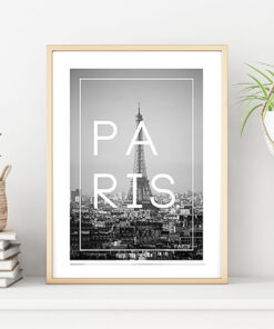PARIS VY poster i 5 pack. (Lager)