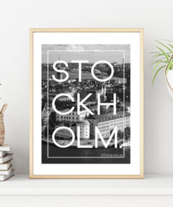 STOCKHOLM poster i 5 pack. (Lager)