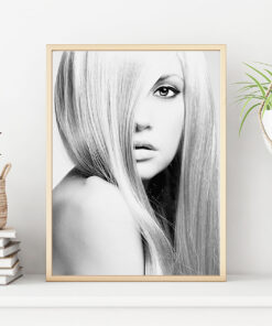 FASHION HÅRMODELL poster i 5 pack. (Lager)