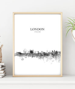 LONDON ABSTRAKT poster i 5 pack. (Lager)