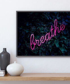 BREATHE poster i 5 pack. (Lager)