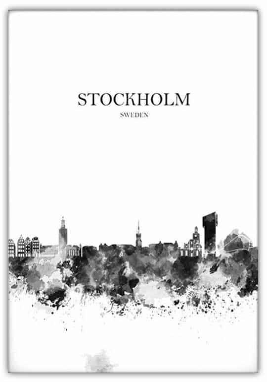 STOCKHOLM poster i 5 pack. (Lager) - Bild 2