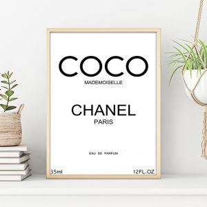 COCO CHANEL poster i 5 pack. (Lager)