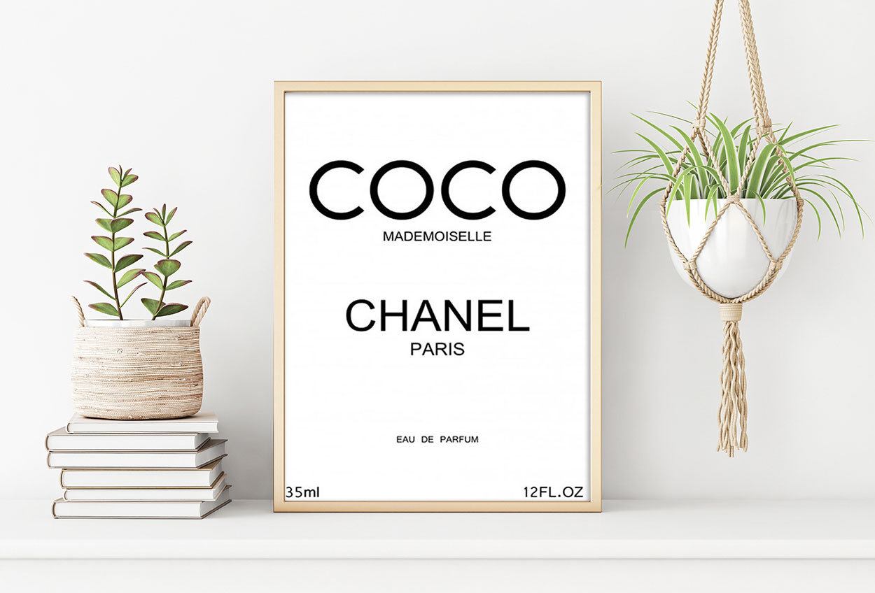 COCO CHANEL poster i 5 pack. (Lager)
