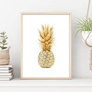 ANANAS poster i 5 pack. (Lager)