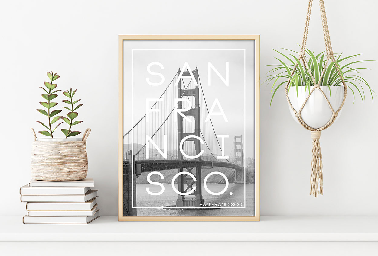 SAN FRANCISCO poster i 5 pack. (Lager)