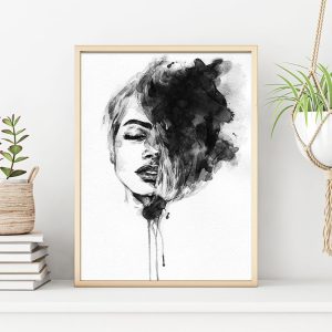 KVINNA FASHION poster i 5 pack. (Lager)