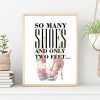 SO MANY SHOES poster i 5 pack. (Lager)