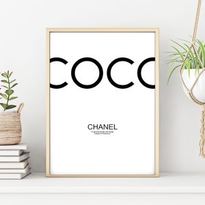 COCO CHANEL poster i 5 pack. (Lager)
