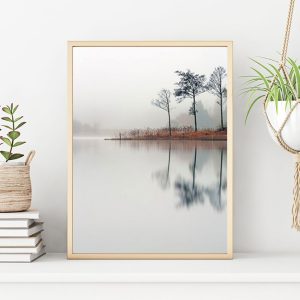 TRÄD VID SJÖ poster i 5 pack. (Lager)