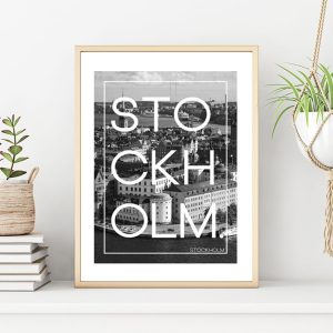 STOCKHOLM poster i 5 pack. (Lager)