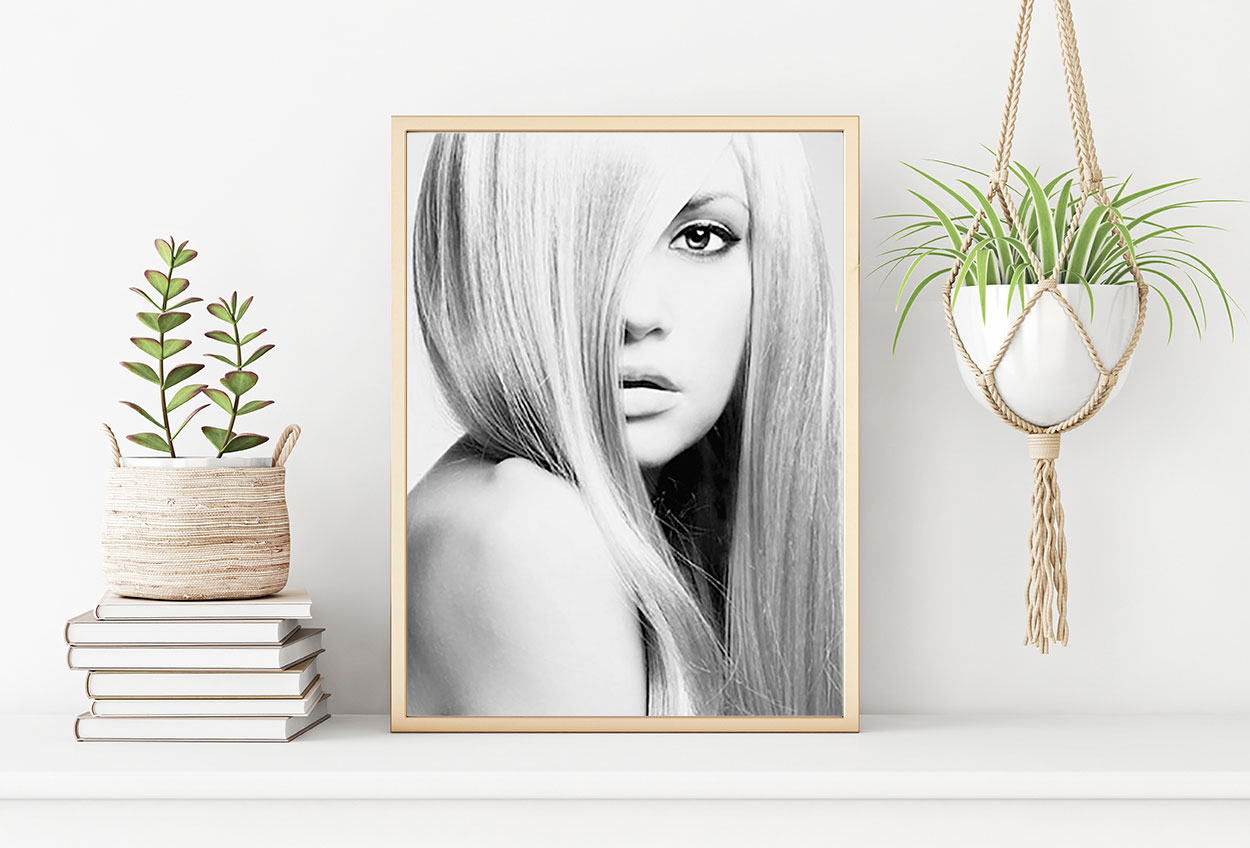 FASHION HÅRMODELL poster i 5 pack. (Lager)