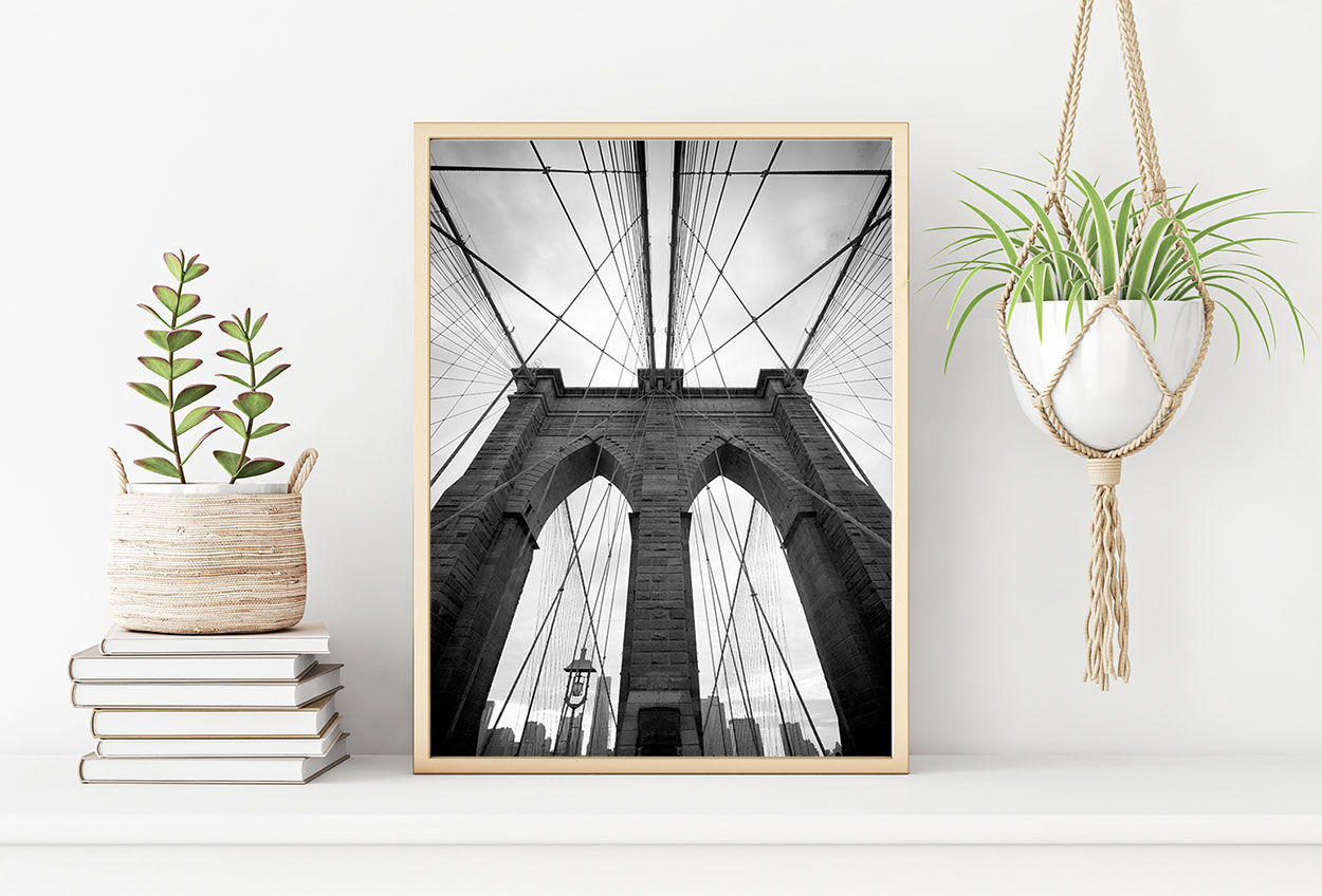 BROOKLYN BRIDGE poster i 5 pack. (Lager)