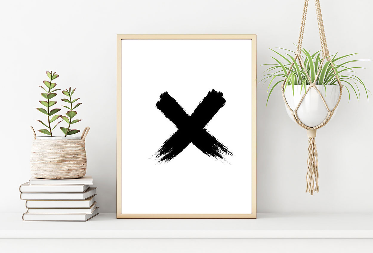 KRYSSET poster i 5 pack. (Lager)