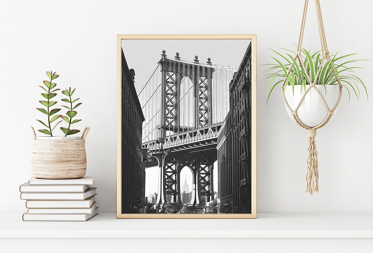 NEW YORK BRIDGE poster i 5 pack. (Lager)