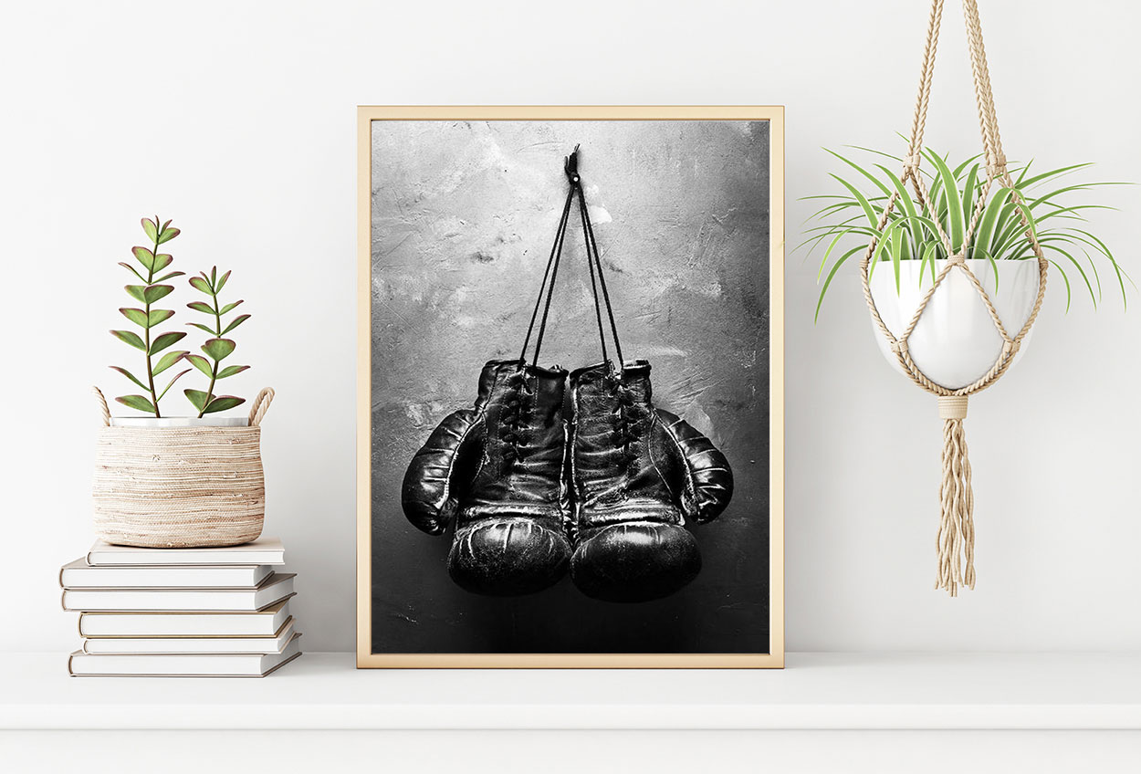 BOXING GLOVES poster i 5 pack. (Lager)
