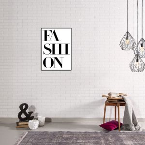 Alternative view of FASHION TEXT poster i 5 pack. (Lager)