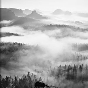 Alternative view of VY ÖVER BERGSTOPPAR poster i 5 pack. (Lager)