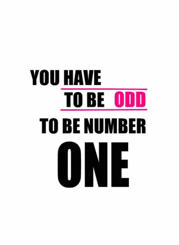 YOU HAVE TO BE ODD poster i 5 pack. (Lager) - Bild 2